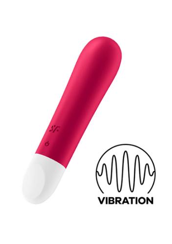 Klasikinis vibratorius „Ultra Power Bullet 1“, Raudonas