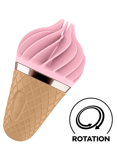 Klitorio stimuliatorius „Satisfyer Sweet Treat Spinnator“, rožinis