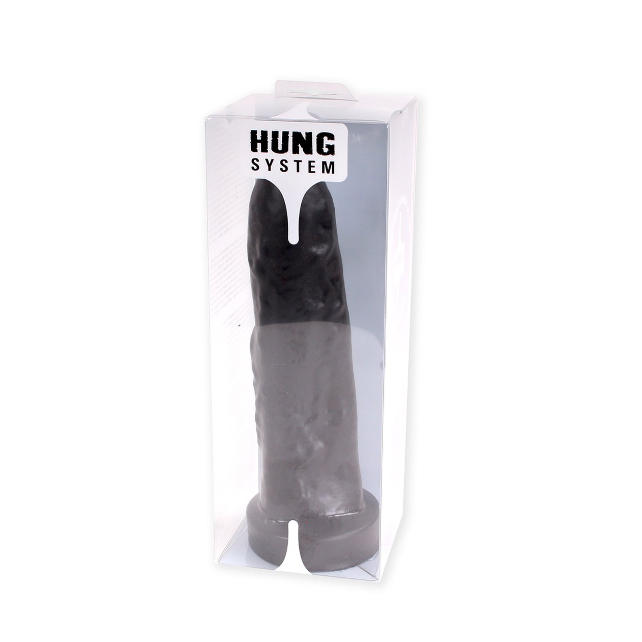 PUSIAU REALISTIŠKAS DILDO HUNG SYSTEM "UNCUT"  
Hung System  – tai nauja dildo ir analinių kaiščių sistema. "Uncut" yra 26 cm ilgio ir 6,6 cm skersmens.  
Išskirtinio storio, įspūdingas  dildo yra  suderinamas su Hung System laikikliu - pagrindu.  Sukurta taip, kad suteiktų jums geriausią pasitenkinimą ir jausmą. 
Tai itin tvirtas dildo,  prilipinus pagrindą prie paviršiaus galima naudoti be rankų.  Įkiškite pagrindo antgalį į mėgstamą žaislą ir padėkite jį ant lygaus paviršiaus - būsite pasiruošę ilgai ir maloniai mėgautis solo žaidimais. 
  
Neturi vibracijos ir  nereikalingas maitinimas.  Padarytas iš tvirtos, lanksčios ir  stiprios medžiagos , padedančios išlaikyti kokybišką žaisliuko būklę.  Nesukels alergijos  ar kitų nemalonių pojūčių. 
Tinkamai prižiūrint  šis dildo tarnaus tikrai ilgai. Prieš ir po kiekvieno naudojimo nuplaukite jį šiltu vandeniu ir švelniu muilu arba specialiu žaislų valikliu. Leiskite išdžiūti natūraliai. Šį sekso žaislą laikykite stalčiuje, specialiame maišelyje arba kitoje vietoje, kurioje nėra dulkių. Laikykite jį atokiau nuo kitų sekso žaislų. Nepalikite tiesioginiuose saulės spinduliuose ir niekada nelaikykite jo dideliame karštyje. 
  
Rekomenduojama naudoti kartu su vandens pagrindo lubrikantu.  Nenaudokite silikoninių lubrikantų, aliejų ar kremų, nes jie gali sugadinti prietaiso medžiagą ir apriboti jo veikimą bei galiojimo laiką. 
APIE DILDO  
 
Pakuotės matmenys: 28 x 10,50 x 10,50 cm 
Pakuotės svoris: 70 g 
Gaminio matmenys: 27 x 7 x 7 cm 
Produkto svoris: 813 g 
Medžiagos: PVC