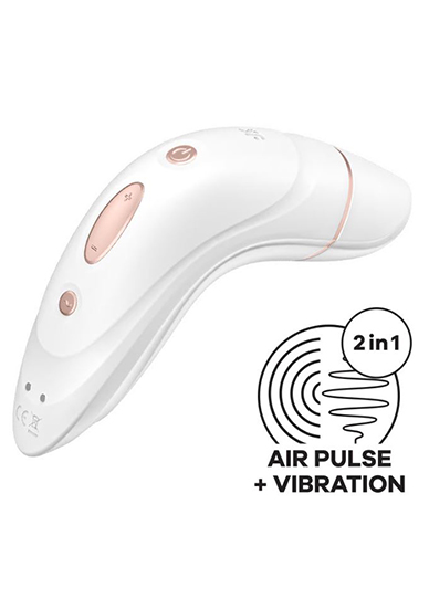 Vibratorius - Klitorio stimuliatorius „Satisfyer Pro 1+“, Baltas