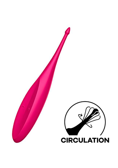 Klitorio stimuliatorius „Satisfyer Twirling Fun“, rožinis (galima rinktis spalvą)