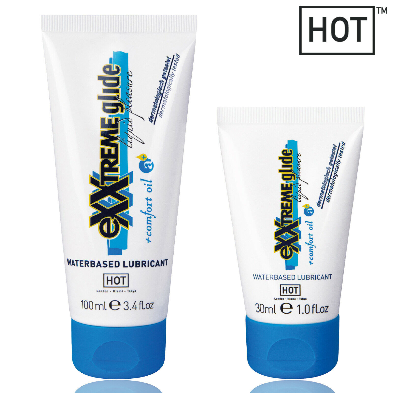 VANDENS PAGRINDO LUBRIKANTAS SU JONAŽOLIŲ IR NAKVIŠŲ ALIEJAIS "HOT EXXTREME GLIDE" - 30 ML  
Vandens pagrindo  lubrikantas “How Exxtreme Glide” sukurtas  specialiai analiniam seksui . 
Jonažolių ir nakvišų aliejų ekstraktais  praturtintas produktas,  atpalaiduos Jūsų kūno raumenis  ir suteiks reikiamą  ilgalaikį lubrikavimą  visos sueities metu. 
Skaidrus, bekvapis ir beskonis lubrikantas  tiks jautriai ir net į alergiją linkusiai odai . Taip pat jis ypač patogus naudoti, kadangi yra lengvai tepamas ir nenuteka. 
Dermatologiškai ir mediciniškai patikrintas .  
Tinkamas naudoti su prezervatyvais, masažo prietaisais ir gumos bei latekso sekso žaislais.  
 
Kaip išsirinkti ir tinkamai naudoti lubrikantą?