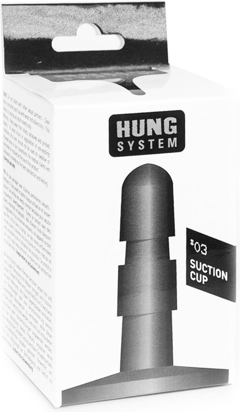 PUSIAU REALISTIŠKAS DILDO "HUNG SYSTEM VENTHOUSE SUCTION CUP"  
Hung System – tai nauja dildo ir analinių kaiščių sistema.  Tvirtas dildo, kurį su pagrindu galima naudoti be rankų.  
Įkiškite pagrindo  antgalį į mėgstamą žaislą ir padėkite jį ant lygaus paviršiaus  - būsite pasiruošę ilgai ir maloniai mėgautis. Sukurta taip, kad suteiktų jums geriausią pasitenkinimą ir jausmą. 
Šis dildo pagamintas iš kūnui saugaus polipropileno. 
Tinkamai prižiūrint  šis dildo tarnaus tikrai ilgai. Prieš ir po kiekvieno naudojimo nuplaukite jį šiltu vandeniu ir švelniu muilu arba specialiu žaislų valikliu. Leiskite išdžiūti natūraliai. Šį sekso žaislą laikykite stalčiuje, specialiame maišelyje arba kitoje vietoje, kurioje nėra dulkių. Laikykite jį atokiau nuo kitų sekso žaislų. Nepalikite tiesioginiuose saulės spinduliuose ir niekada nelaikykite jo dideliame karštyje. 
  
Rekomenduojama naudoti kartu su vandens pagrindo lubrikantu.  Nenaudokite silikoninių lubrikantų, aliejų ar kremų, nes jie gali sugadinti prietaiso medžiagą ir apriboti jo veikimą bei galiojimo laiką.  
APIE DILDO  
 
Pakuotės matmenys: 11 x 7 x 7 cm 
Pakuotės svoris: 27 g 
Gaminio matmenys: 11 x 7 x 7 cm 
Produkto svoris: 60 g 
Medžiagos: polipropilenas, poliesteris