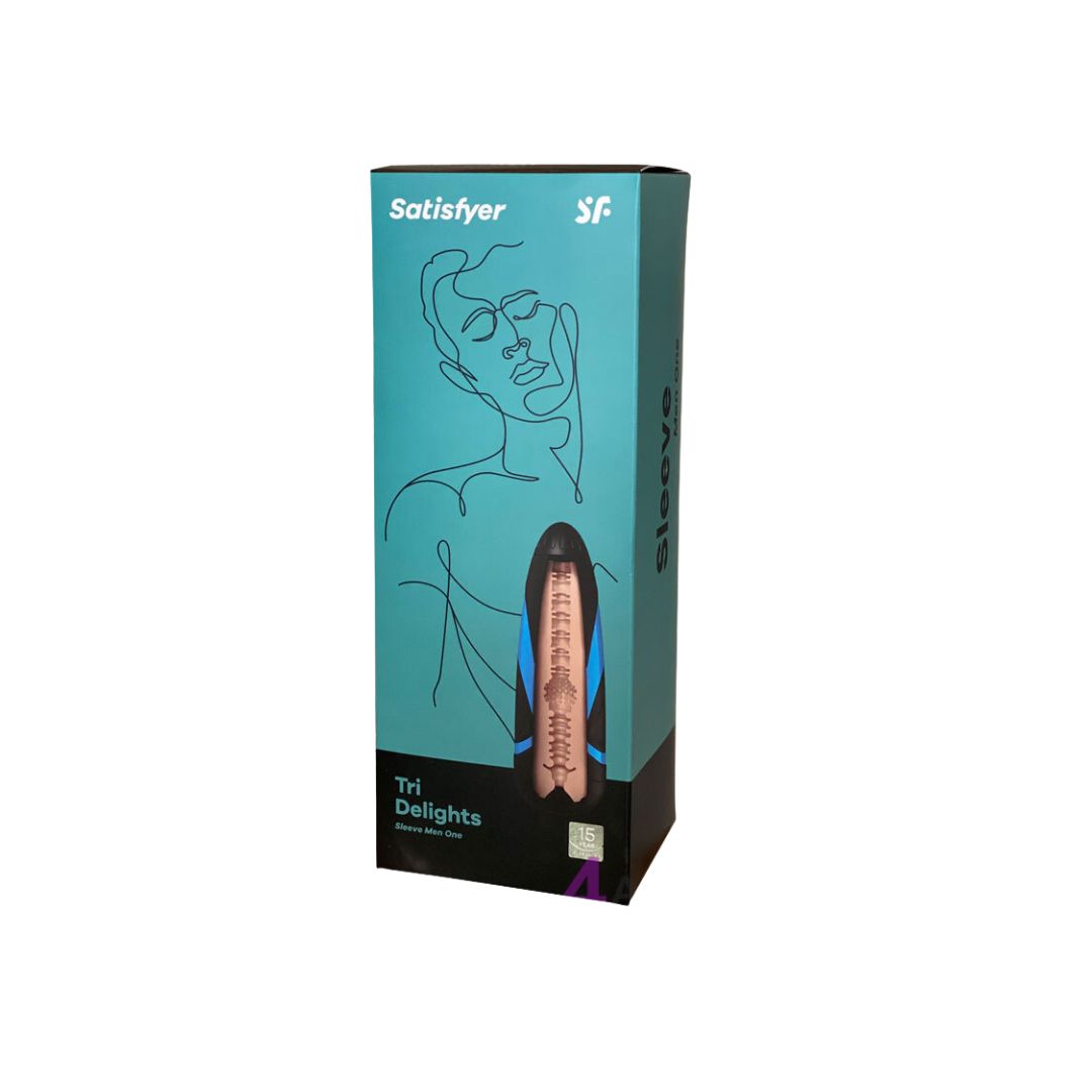 Masturbatoriaus įdėklas ,,Satisfyer Tri Delights Men Sleeve\'\'