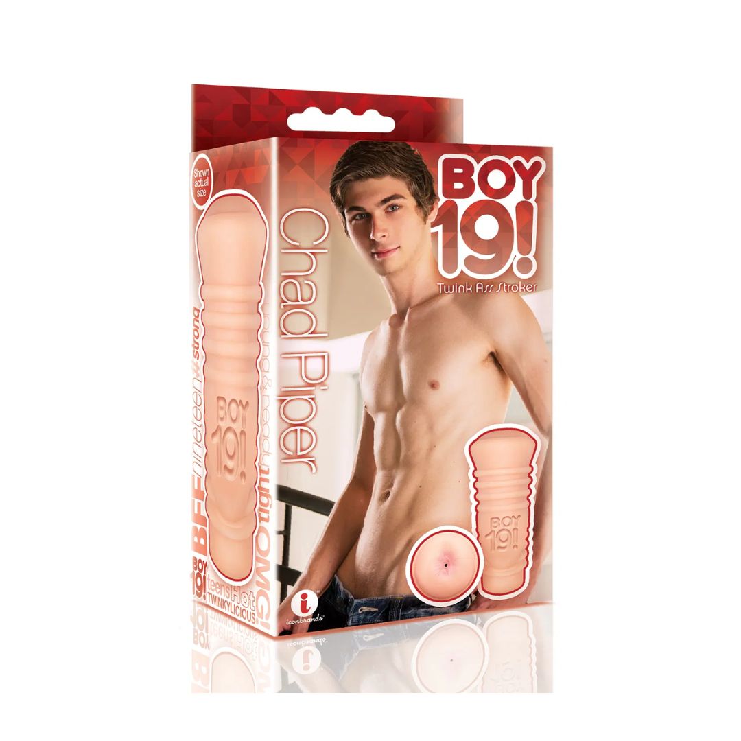 Vyriškas analinis masturbatorius ,,Icon Brands BOY 19 Chad Piper\'\'