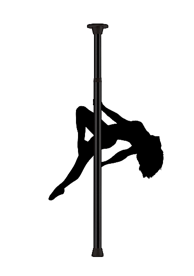 Šokio stulpas ,,Ouch! Dance Pole Black\'\'