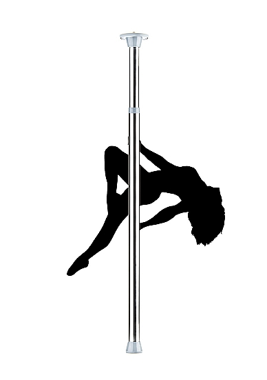 Šokio stulpas ,,Ouch! Dance Pole Silver\'\'