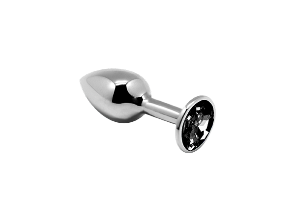 Analinis kaištis ,,Mini Metal Butt Plug S\'\', Juodas (galima rinktis spalvą)