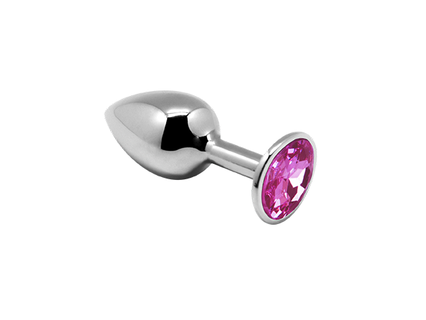 Analinis kaištis ,,Mini Metal Butt Plug M\'\', Rožinis (galima rinktis spalvą)