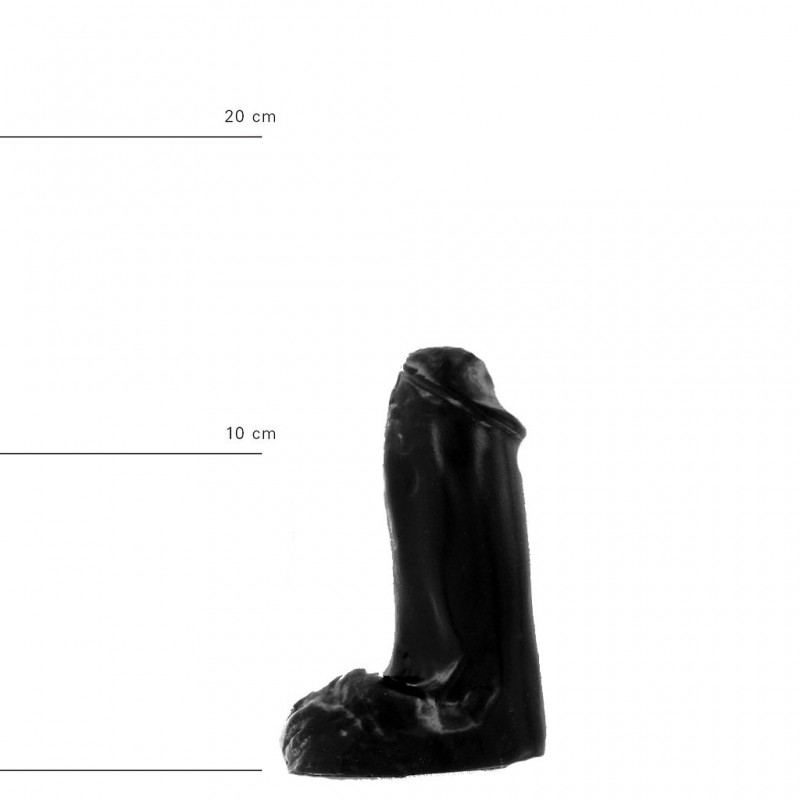 Analinis kaištis „All Black Dildo 13 cm“ 
Kam reikalingi analiniai kaiščiai? Kai kurie žmonės juos naudoja kaip analinio sekso apšilimo priemonę, kiti - kaip BDSM aksesuarą, o dar kiti - kad geriau susipažintų su analinių žaidimų pojūčiais. 
Aksominis prisilietimas ir nesibaigiantys malonumai - tik šio silikoninio analinio kaiščio pagalba. Iškilimai ir įdubimai  veiksmingai masažuoja intymias vietas . Kaištis  turi tiesią formą ir švelnų bet gruoblėtą paviršių.  
Analinis kaištis  nėra per daug platus,  turi minkštą galvutę, kad galėtumėte patogiai jį įkišti ir ištraukti. Platesnis pagrindas užtikrina apsaugą ir neleidžia kaiščiui pradingti jūsų kūne.  
  
13 cm ilgio ir 4,50 cm pločio žaisliukas  puikiai tinka tiek pradedantiesiems, tiek analinių žaidimų tyrinėtojams, tiek norint apšilti prieš audringą žaidimų naktį . Galite pasiekti visišką ekstazę be skausmo ir diskomforto. 
Tinkamai prižiūrint šis kaištis tarnaus jums ilgai. Prieš ir po kiekvieno naudojimo nuplaukite jį šiltu vandeniu ir švelniu muilu arba  specialiu žaislų valikliu . Leiskite išdžiūti natūraliai. Šį sekso žaislą laikykite stalčiuje, specialiame maišelyje arba kitoje vietoje, kurioje nėra dulkių. Laikykite jį atokiau nuo kitų sekso žaislų. Nepalikite tiesioginiuose saulės spinduliuose ir niekada nelaikykite jo dideliame karštyje. 
Rekomenduojama naudoti kartu su  vandens pagrindo lubrikantu . Nenaudokite silikoninių lubrikantų, aliejų ar kremų, nes jie gali sugadinti kaiščio medžiagą ir apriboti jo veikimą bei galiojimo laiką. 