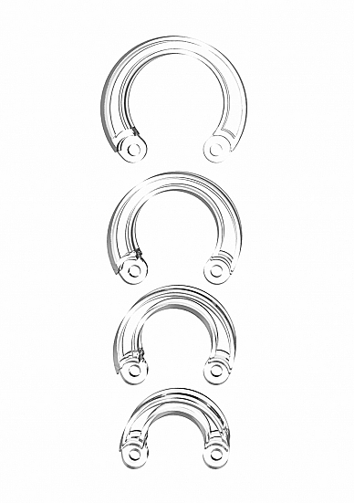 Penio žiedų rinkinys Spare Ring - Transparent