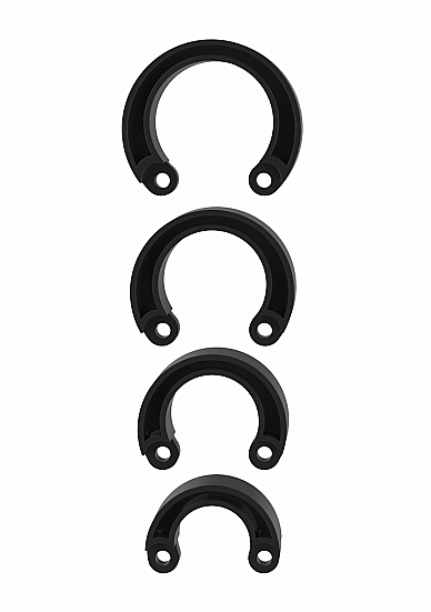 Penio žiedų rinkinys „Spare Ring" - Juodas 
 
Varpos žiedai, priklausomai nuo konstrukcijos, gaminami iš metalo arba plastiko. Jie sulaiko varpą ir neleidžia vyrams masturbuotis, turėti lytinių santykių ar pasiekti visišką erekciją. Geriausi  yra reguliuojamų formų ir skirtingų dydžių, kad būtų kuo patogesni įvairiems vyrams. 
  
Kam naudojamas varpos žiedas?  
Penio žiedai užmanami ant varpos šaknies, kad sumažėtų kraujo tekėjimas. Tai gali palaikyti ilgesnę erekciją. 
  
Kaip naudojamas varpos žiedas?  
Pasiekę erekciją, įdėkite varpos žiedą į varpos šaknies sritį (priklausomai nuo žiedo tipo, priveržkite jį taip, kaip norite, pvz., naudodami kilpą). Kad išvengtumėte nepatogaus naudojimo ar net užveržimo, nereikėtų rinktis per mažo žiedo. Penio žiedas yra sekso žaislas, skirtas žaismingai naudoti. Penio žiedas nėra medicinos prietaisas. 
Į ką reikia atsižvelgti naudojant varpos žiedus?  
Atkreipkite dėmesį, kad žiedas neturėtų būti dėvimas ilgiau nei 30 minučių, nes tai gali sukelti kraujotakos sutrikimus arba varpa gali netekti standumo. 
  
Kaip valomas varpos žiedas?  
Po naudojimo penio žiedą reikia kruopščiai nuplauti karštu vandeniu ir muilu.  
  
  
  
 