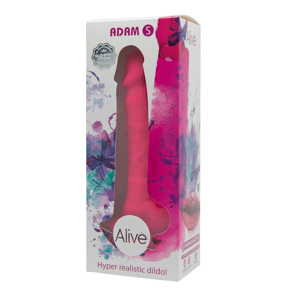 Realistiškas falo imitatorius Alive Adam S Pink, rožinės spalvos