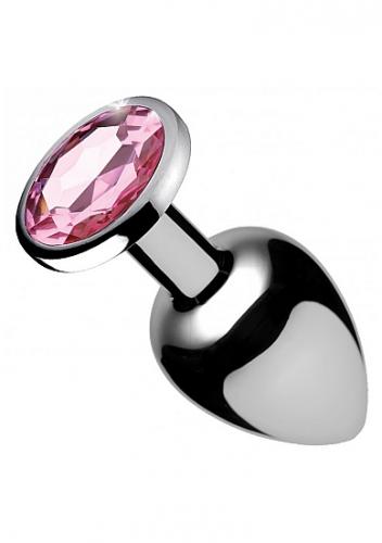 Analinis kaištis ,,Pink Gem Anal Plug Small\'\'