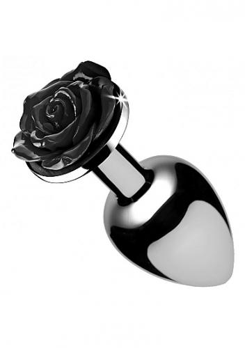 Analinis kaištis ,,Black Rose Anal Plug Medium\'\'