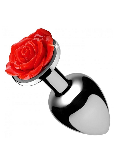 Analinis kaištis ,,Red Rose Anal Plug Large\'\'