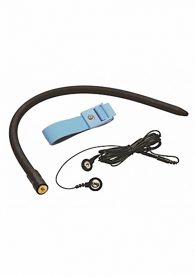 Analinis elektrostimuliatoriaus priedas ,,XR Brands Amped Ass Cock & Ball Strap with Anal Stim\'\'