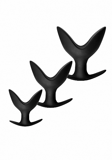 Išsiplečiančių analinių kaiščių rinkinys ,,Ass Anchors Silicone Anal Anchor Set\'\'