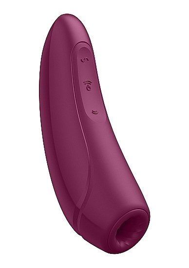 Klitorio stimuliatorius ,,Satisfyer Curvy 1+\'\', raudonas (galima rinktis spalvą)