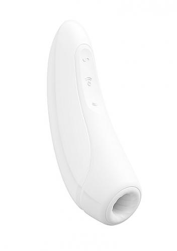 Klitorio stimuliatorius ,,Satisfyer Curvy 1+\'\', baltas (galima rinktis spalvą)