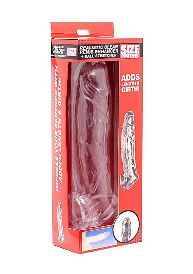 Penio mova „Realistic Clear Penis Enhancer and Ball Stretcher