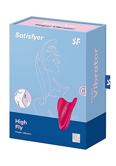 Klitorio stimuliatorius „Satisfyer High Fly“, raudonas (galima rinktis spalvą)