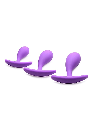 Silikoninių analinių kaiščių rinkinys ,,Booty Poppers Silicone Anal Trainer Set\'\'