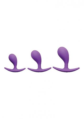 Silikoninių analinių kaiščių rinkinys ,,Booty Poppers Silicone Anal Trainer Set\'\'