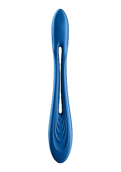 Universalus vibratorius- klitoriaus stimuliatorius „Satisfyer Elastic Game“, tamsiai mėlynas (galima rinktis spalvą)