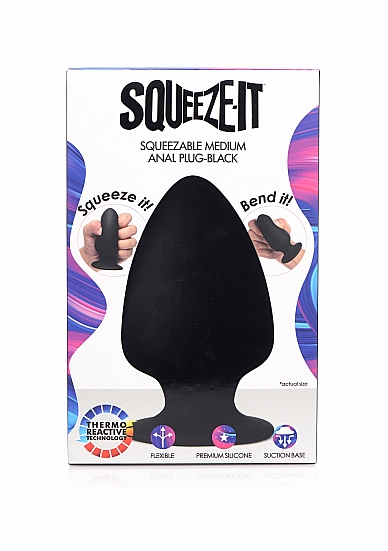 Suspaudžiamas analinis kaištis ,,Squeezable Anal Plug Medium\'\'