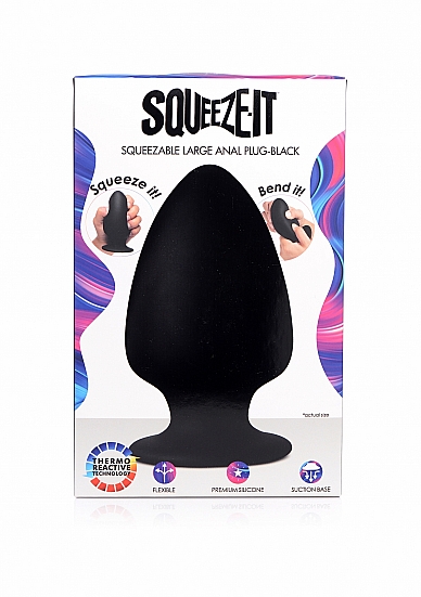 Suspaudžiamas analinis kaištis ,,Squeezable Anal Plug Large\'\'