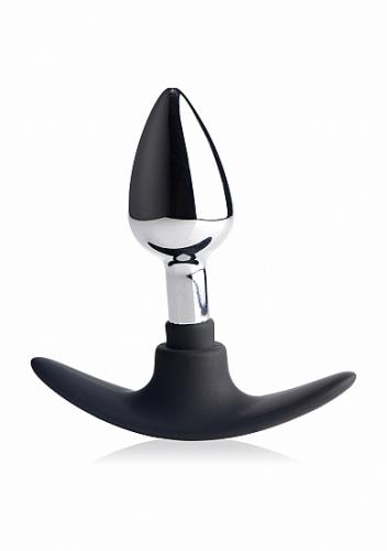 Analinis kaištis ,,Dark Invader Metal & Silicone Anal Plug Medium\'\'