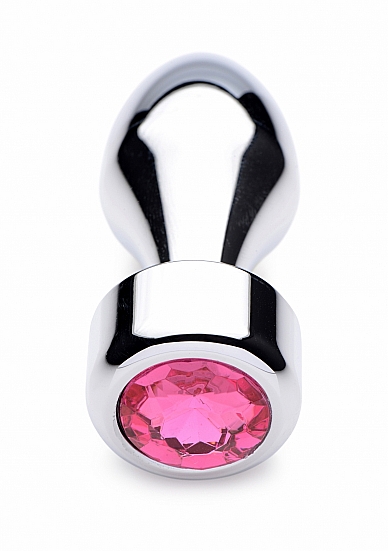 Analinis kaištis su sunkiu pagrindu ,,Weighted Base Aluminum Plug Pink Gem Medium\'\'