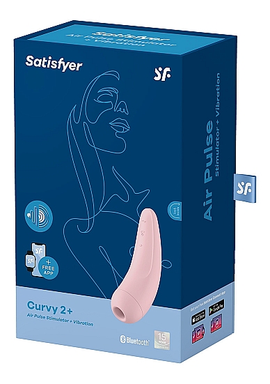 Klitorio stimuliatorius ,,Satisfyer Curvy 2+ Pink\'\'