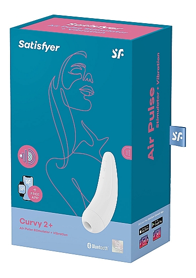 Klitorio stimuliatorius ,,Satisfyer Curvy 2+ White\'\'