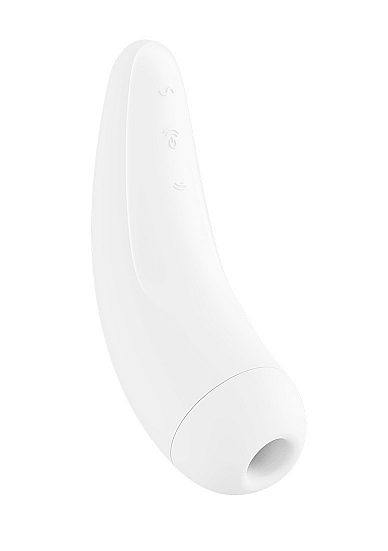 Klitorio stimuliatorius ,,Satisfyer Curvy 2+ White\'\'