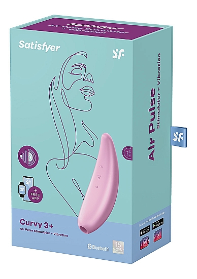 Klitorio stimuliatorius ,,Satisfyer Curvy 3+ Pink\'\'