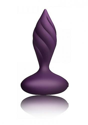 Vibruojantis analinis kaištis su nuotolinio valdymo pulteliu ,,Petite Sensations Desire Purple\'\'
