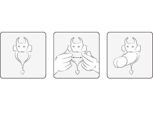 Penio žiedas „Devil“ iš Adrien Lastic