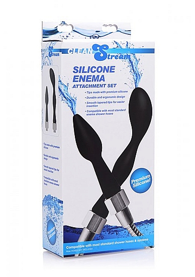 Analinio dušo antgalių rinkinys ,,Premium Silicone Enema\'\'