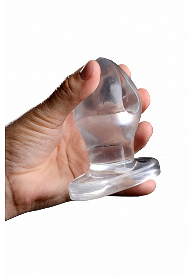 Išsiplečiantis analinis kaištis ,,Anchored Clear Anal Plug\'\'