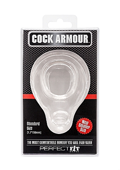 Penio žiedas Perfect Fit Brand Cock Armour Regular, permatomos spalvos