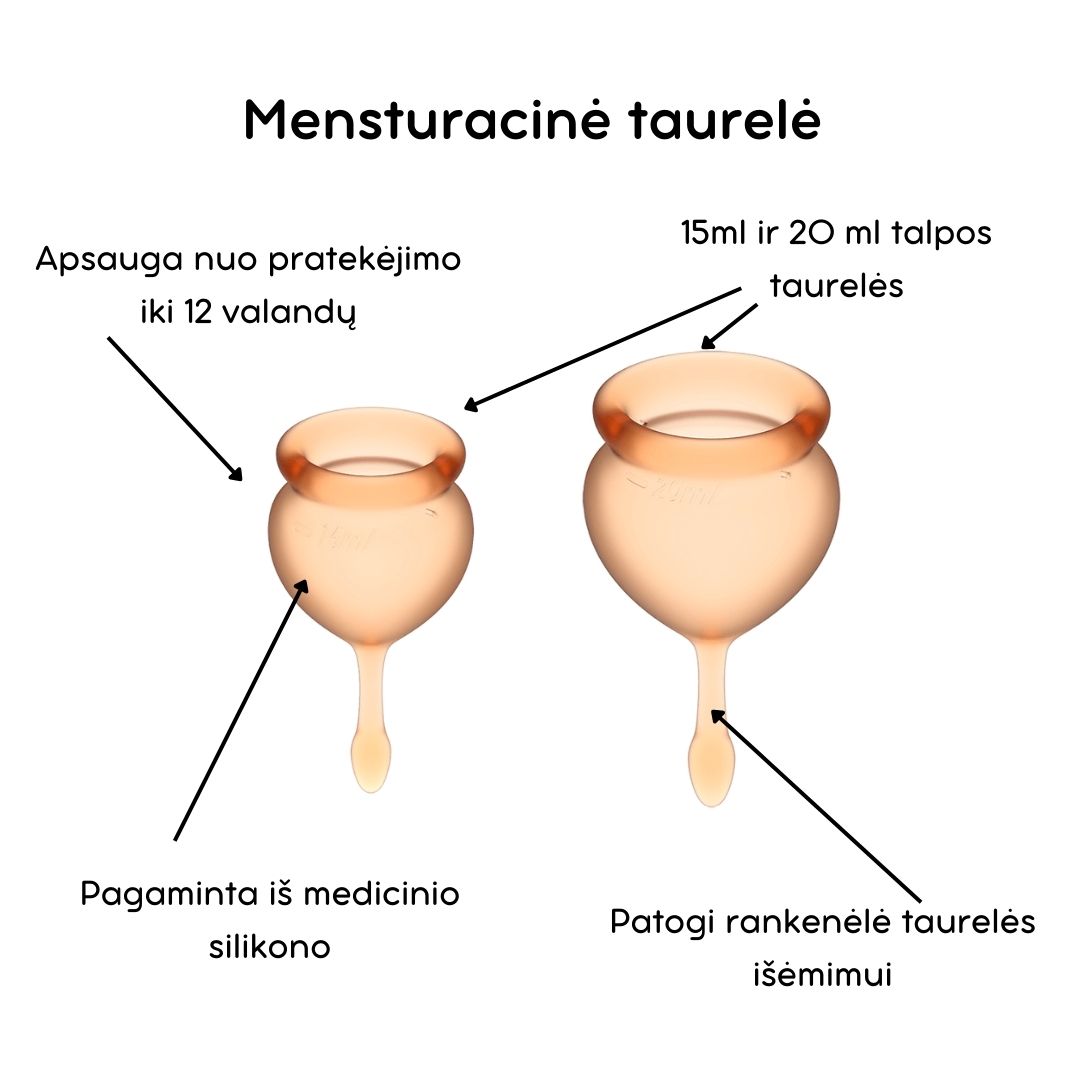 Menstruacinės taurelės Feel Good - Orange