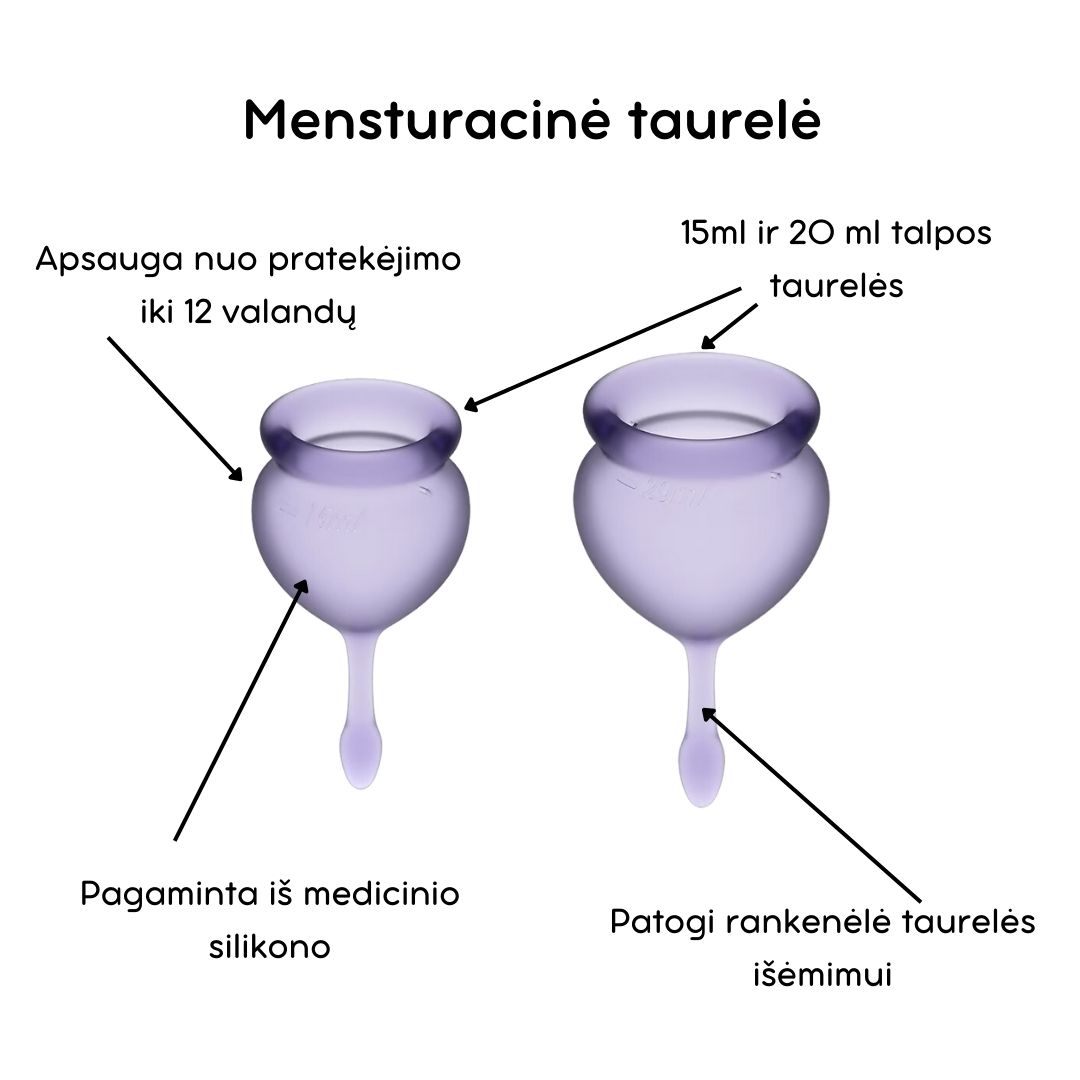 Menstruacinės taurelės Feel Good – Lilac