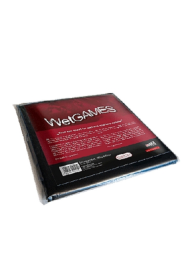 Juoda Vinilinė paklodė ,,Sexmax Wetgames Sex-Sheet\'\', 180x220 cm