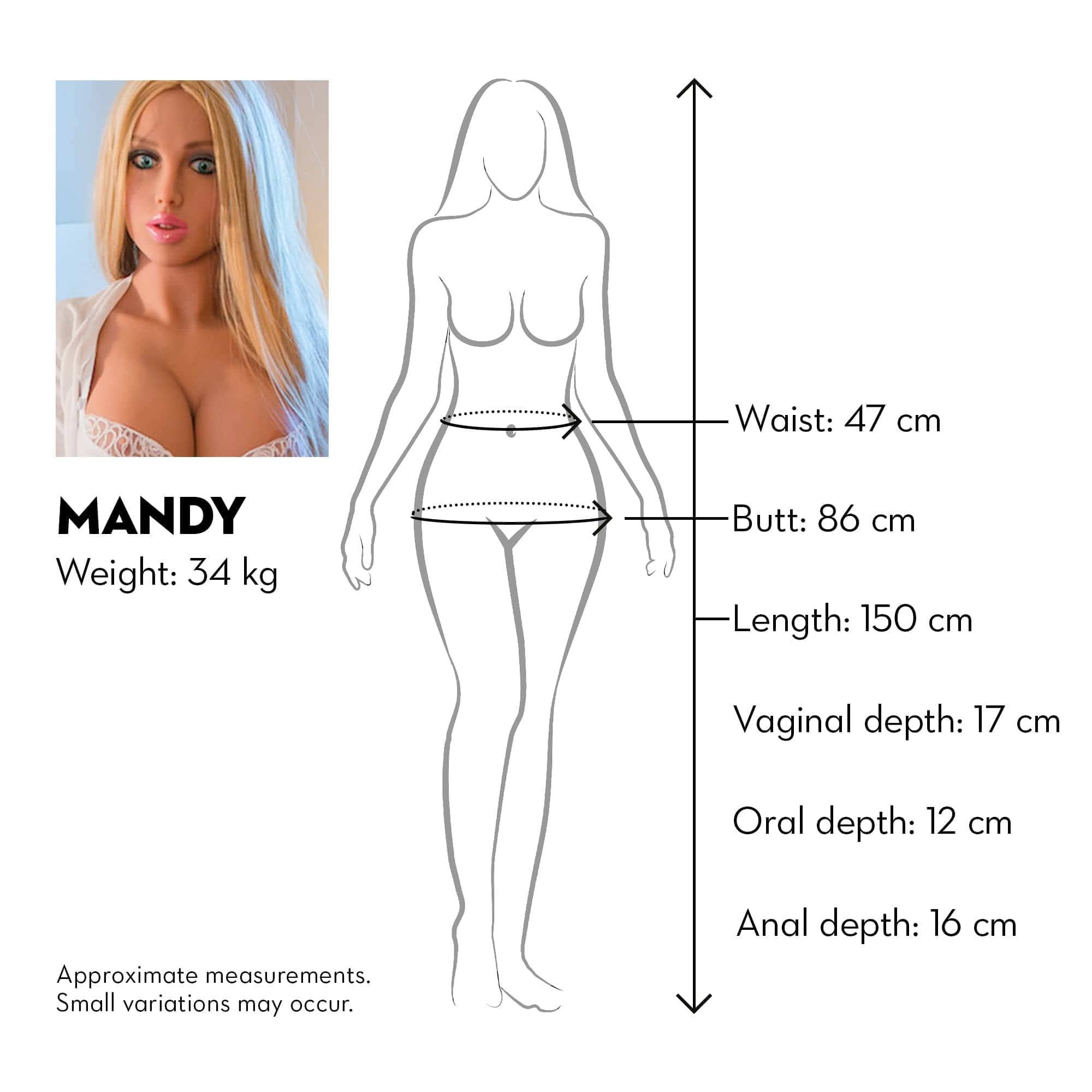 Sekso lėlė „Mandy“