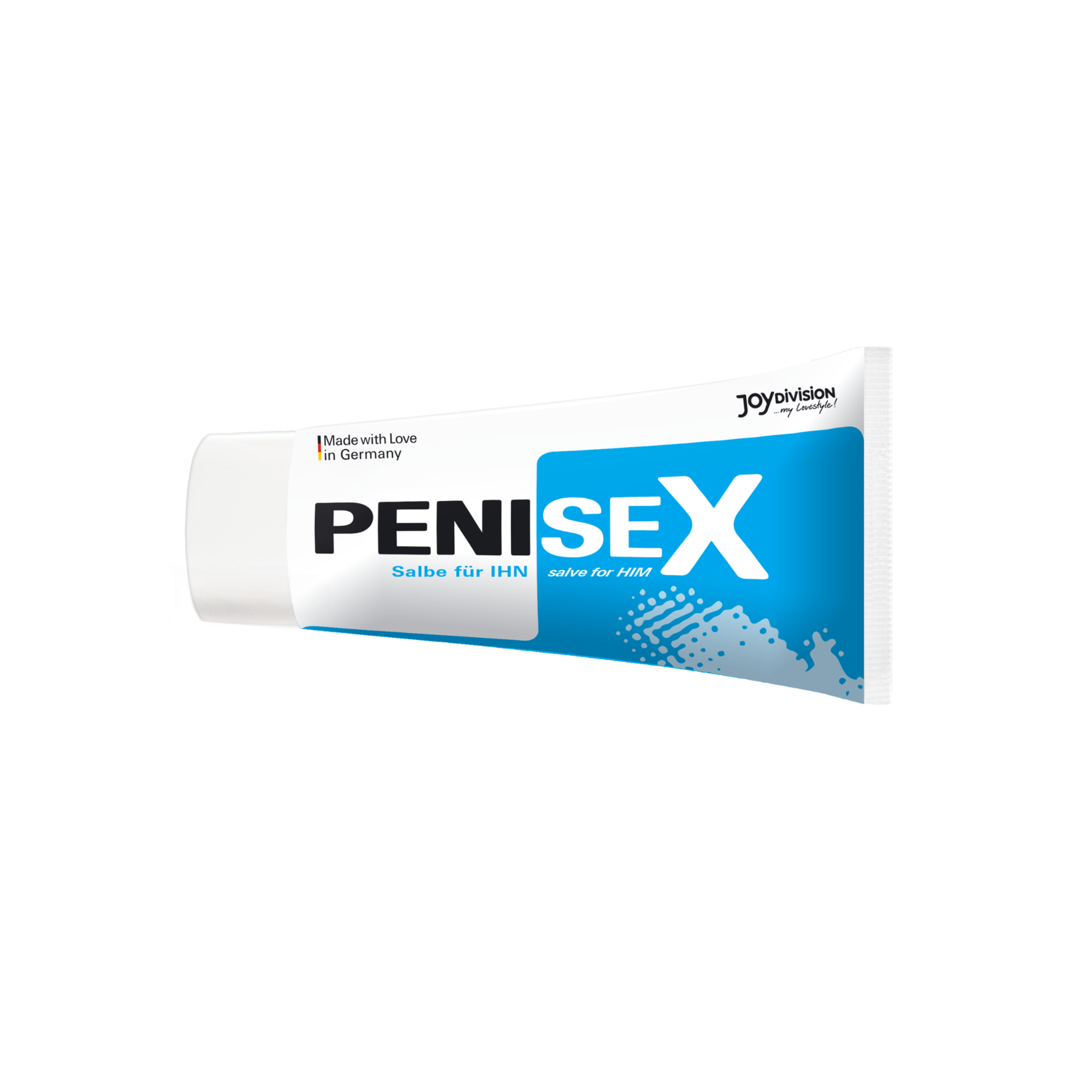 SEKSUALINĘ ENERGIJĄ SKATINANTIS TEPALAS “JOYDIVISION PENISEX SALVE FOR HIM” - 50 ML  
“Joydivision Penisex Salve For Him” - išskirtinės sudėties tepalas,  leidžiantis atrasti ir palaikyti seksualinę energiją  ne tik išoriškai, bet ir iš vidaus. 
“Penisex” jau daugiau kaip  40 metų žinomas dėl savo aukščiausios kokybės standartų  ir efektyviai veikiančių savybių.  
“Joydivision” teigia, jog jų gaminiai yra tokie vertingi dėl savo sudedamųjų dalių. Šis tepalas sukurtas naudojant  tradicinius ingredientus šiuolaikinėse formulėse , tokiu būdu išgaunant geriausią ir efektyviausią produktą, kuris  suteiktų atsparumo, energijos bei gaivumo . 
Tepalas sukurtas iš aminorugščių,  kruopščiai atrinktų vitaminų , kokybiškų augalų ekstraktų, tokių kaip  aktyvinantis ženšenis ir bazilikas  bei vertingų eterinių aliejų, tokių kaip  simondsijų ir migdolų , kurie skatina sveiką seksualumą iš vidaus. 
Išbandykite šį veiksmingą, jautriai genitalijų srities odai pritaikytą tepalą, kuris  atvers naujas seksualines galimybes.  
Dermatologiškai patikrintas.  
Kaip naudoti?  
Paimkite maždaug vyšnios dydžio tepalo kiekį, švelniai masažuokite varpą ir sėklides, kol kremas pradės veikti. 
Jis nėra skirtas naudoti kartu su prezervatyvais. Naudokite prezervatyvus bent 30 minučių po to, kai kremas susigers.