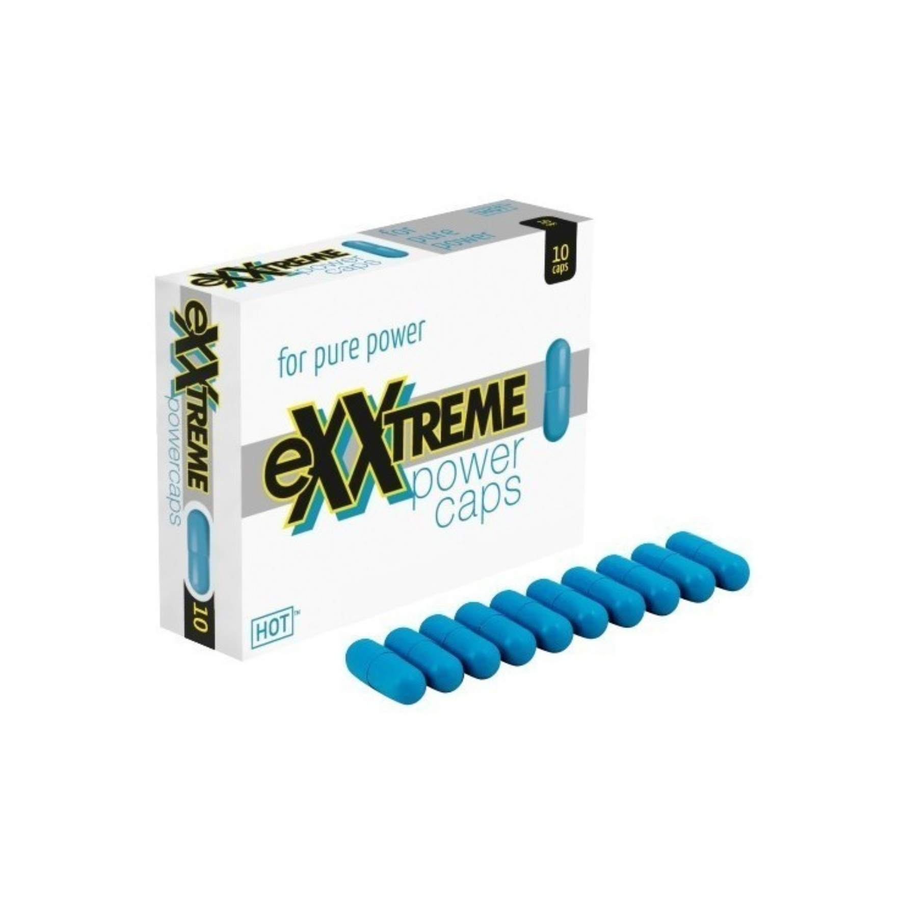 Maisto papildas seksualinei energijai  “Hot Exxtreme Power Caps” - 10 vnt.