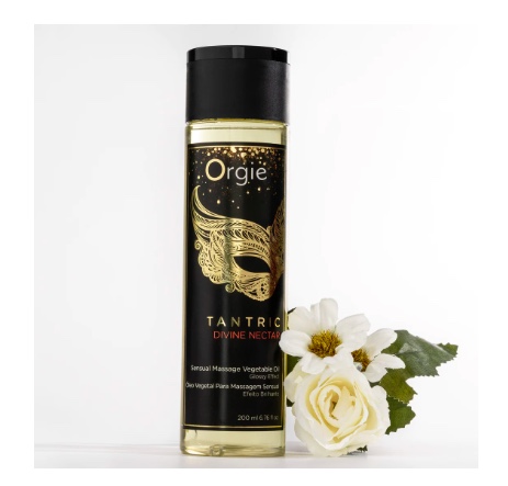 Augalinis aliejus jausmingam masažui „Tantric Divine Nectar“ – 200 ml