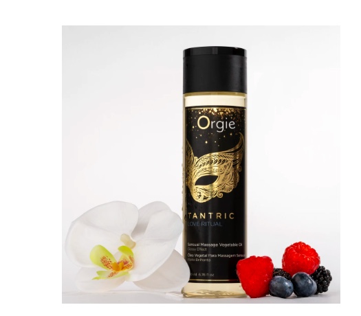 Augalinis aliejus jausmingam masažui „Tantric Love Ritual“ – 200 ml